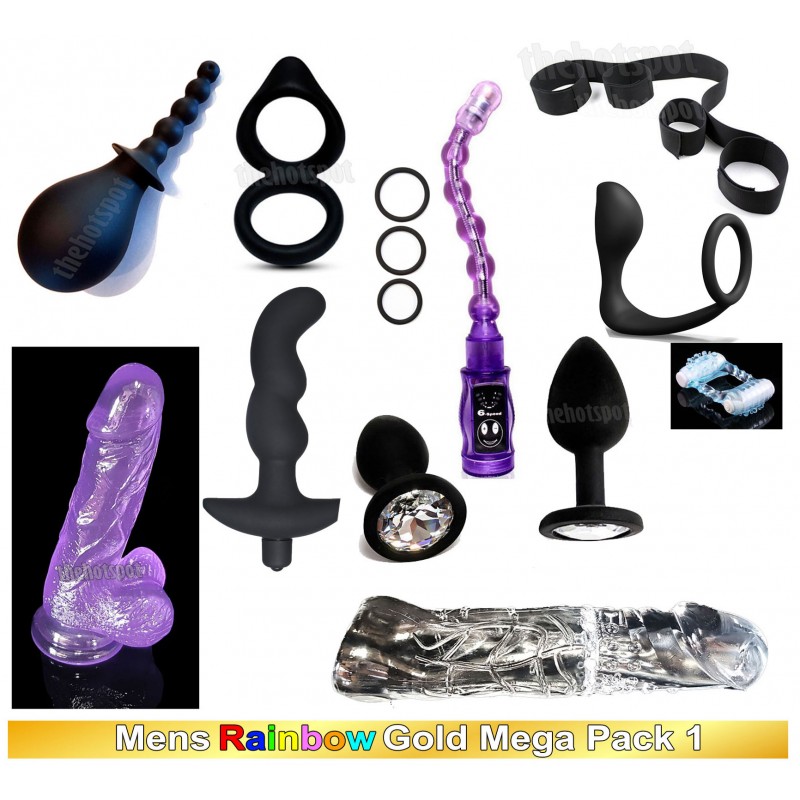 Gay Mens Couples Gold Pack 1 Sex Toy Mega Pack